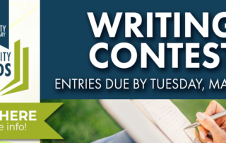 Sioux City Reads Writing Contest Entries Are Due by March 31.